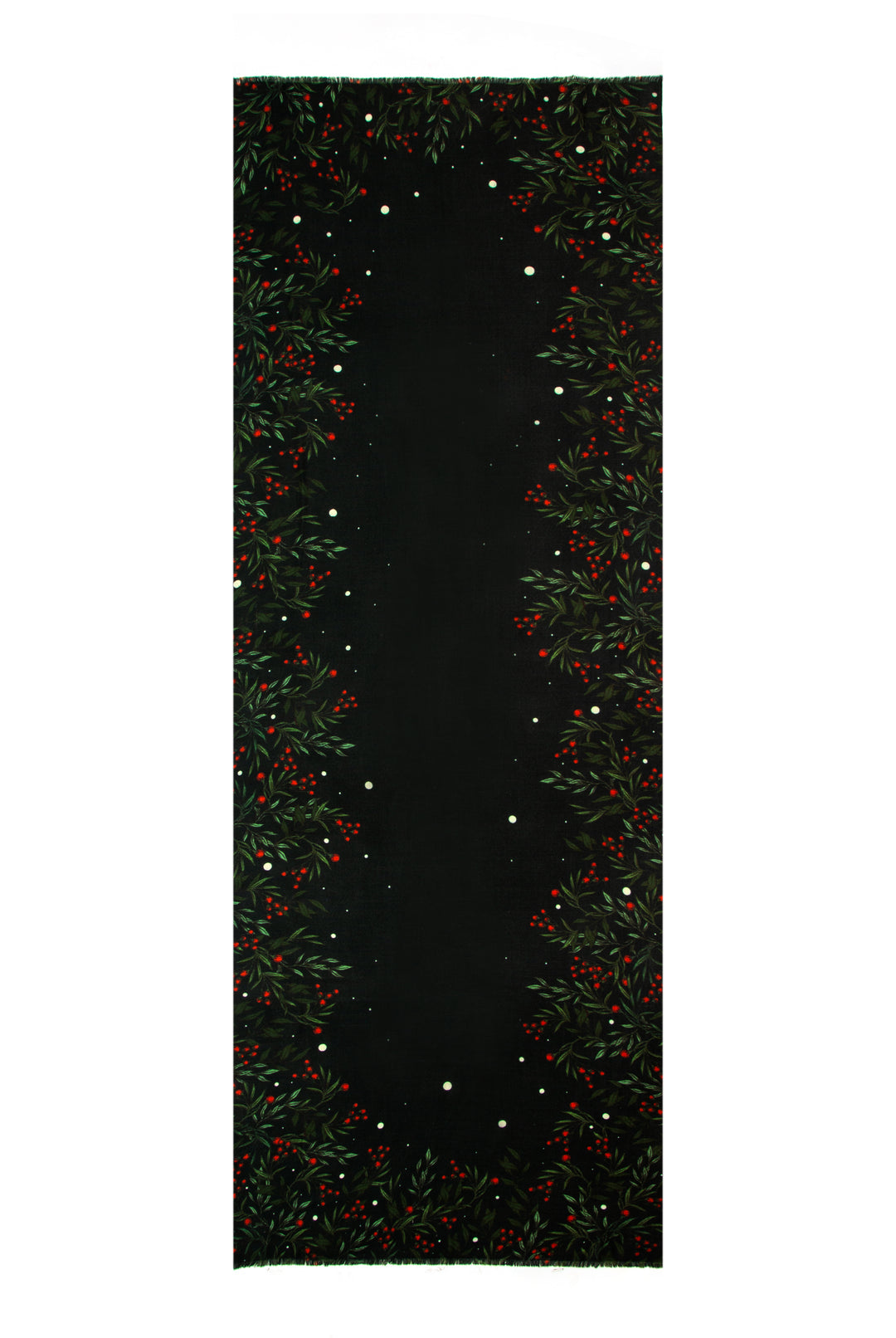 Elegant Merino wool and silk shawl draped over shoulders,perfect for women's evening wear