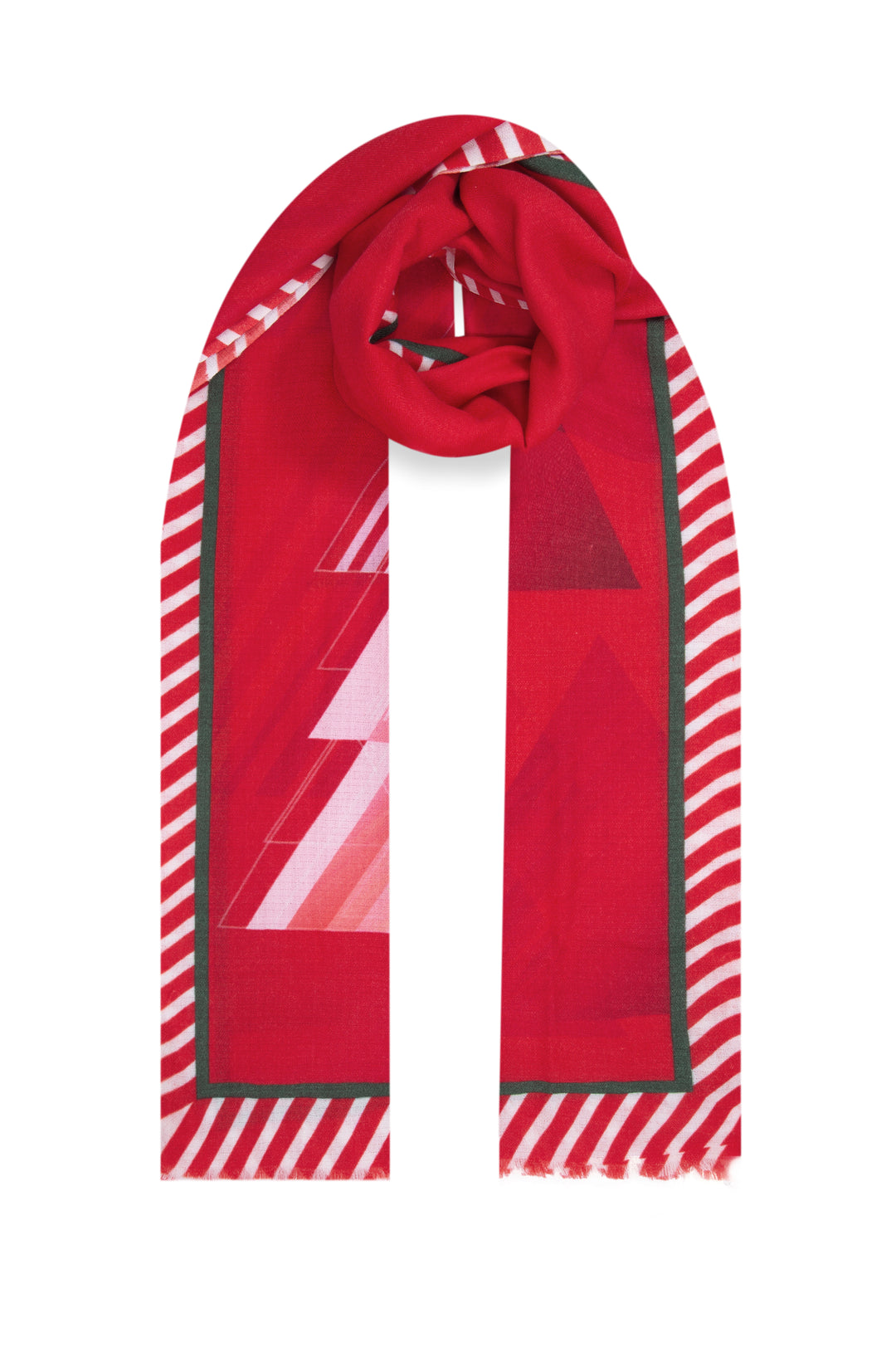 Elegant Merino wool and silk shawl draped over shoulders,perfect for women's evening wear