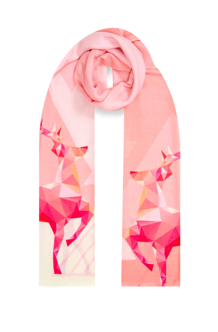 Elegant Merino wool and silk shawl draped over shoulders,perfect for women's evening wear