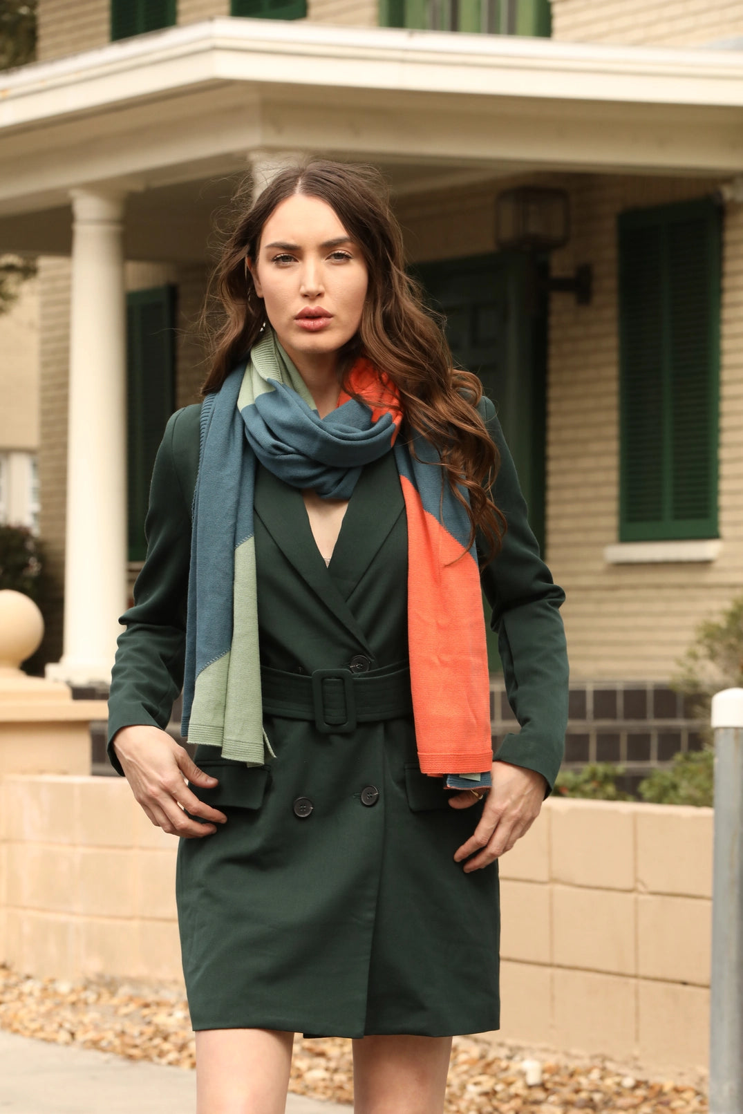 Soft cotton travel wrap from Meraki Unlimited, lightweight and perfect for stylish comfort on every journey.