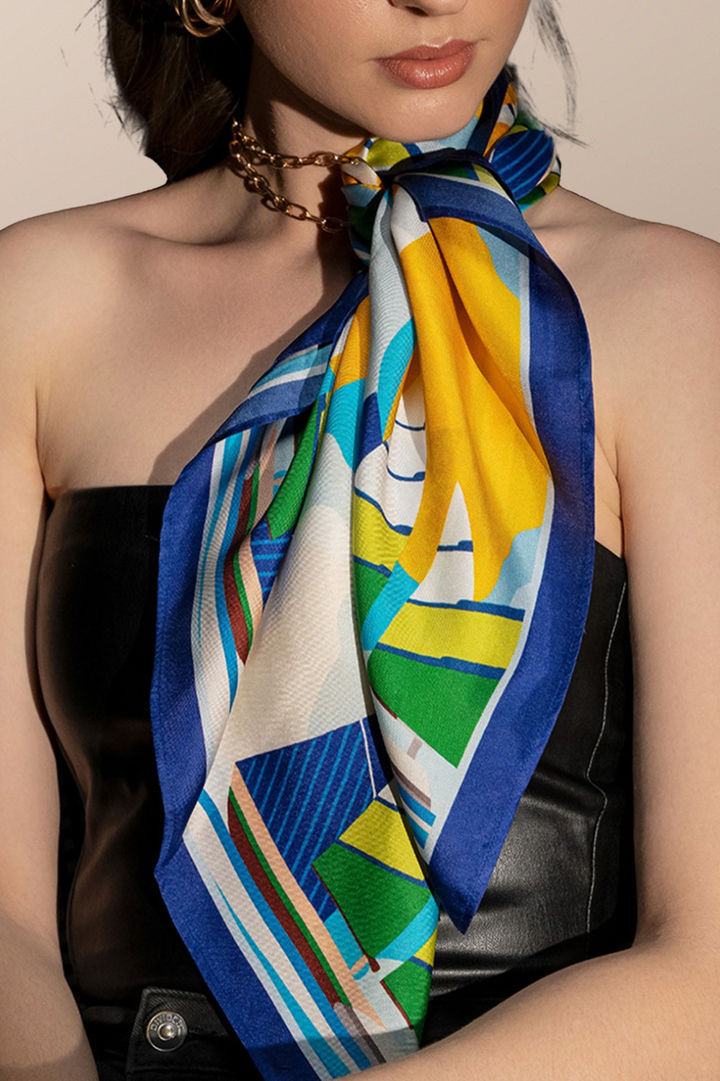 The Pathway - 100% Premium Silk Scarf