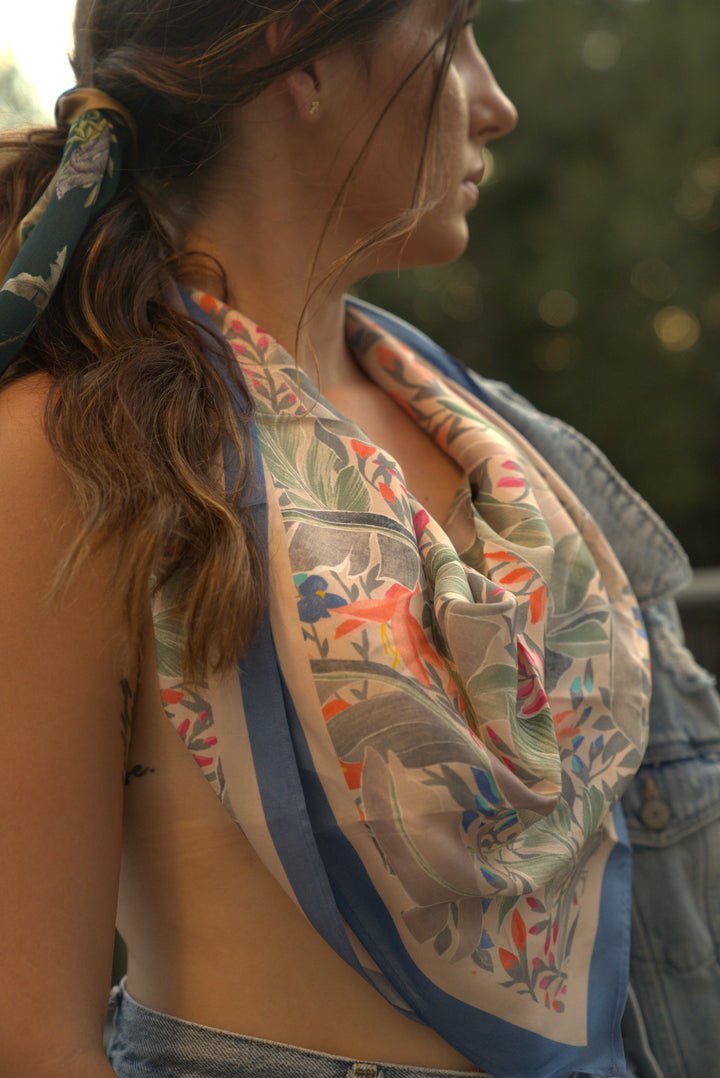 Eden - Silk Scarf Bandana