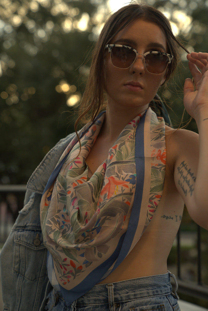Eden - Silk Scarf Bandana