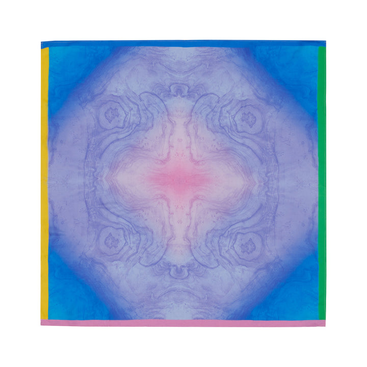 Woodcut Babushka - Luxury Silk Scarves