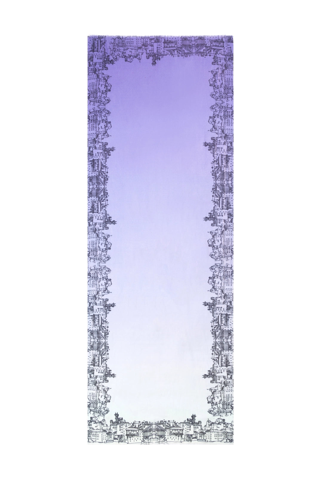 Elegant Merino wool and silk shawl draped over shoulders,perfect for women's evening wear