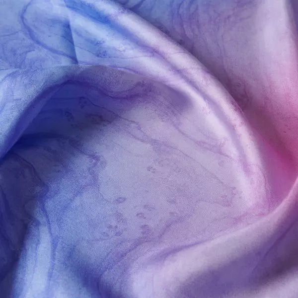 Woodcut Babushka - Luxury Silk Scarves