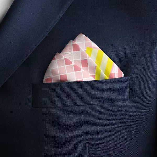 pink pocket square
