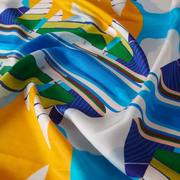 The Pathway - 100% Premium Silk Scarf