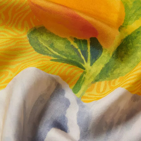 Sunshine - Silk Scarf Bandana