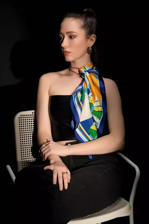 The Pathway - 100% Premium Silk Scarf