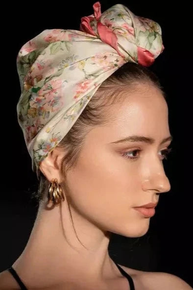 floral scarf