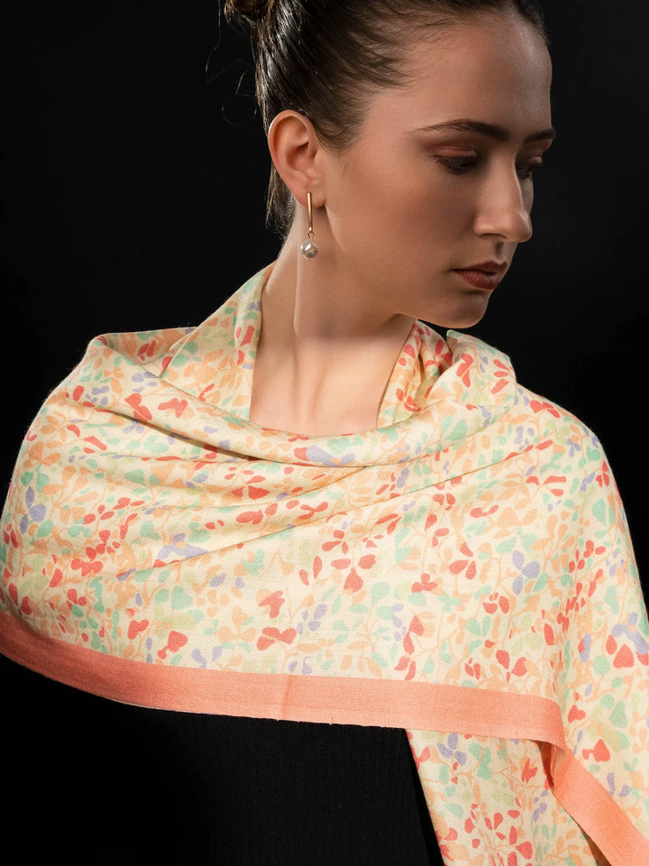 Merino Wool, silk, shawl