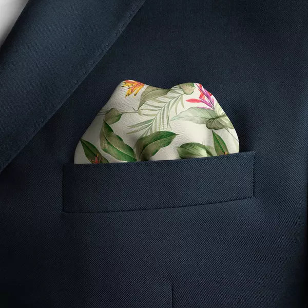 tropical pocket square