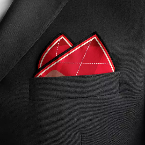 red pocket square